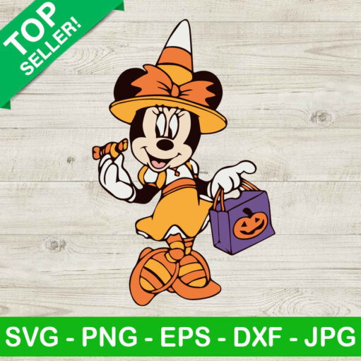 Minnie Mouse Halloween Candy Corn Svg