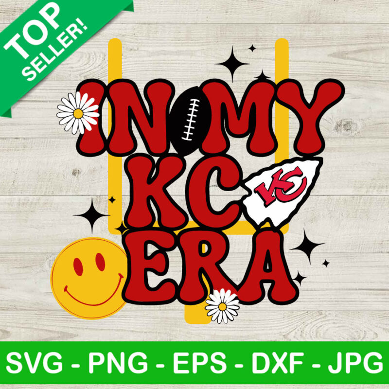 In My KC Era Funny SVG, Kansas City Chiefs halloween SVG, KC Chief ...