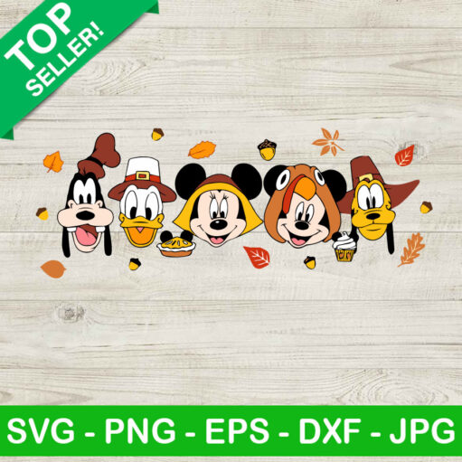 Disney Character Halloween Friends Svg